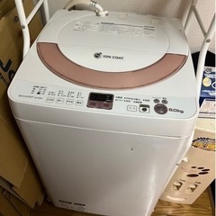 シャープ洗濯機　6kg
