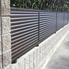 目隠しフェンス アルミフェンス お洒落 外構工事 激安 高さ600 3スパン 
