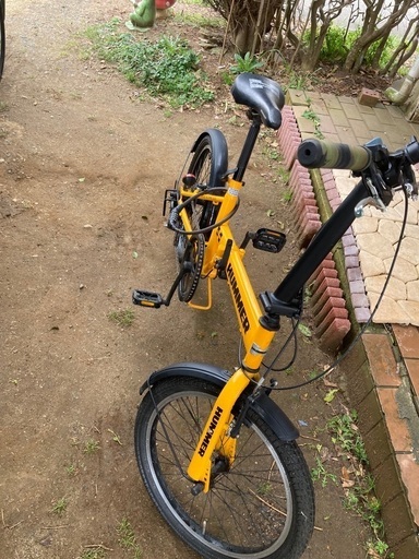 ハマー折りたたみ自転車防犯登録有り書類有り