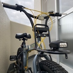 キャプテンスタッグ ファットバイク 20インチ 折り畳み bmx