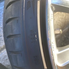 最終値下です‼️19インチ　アルミホイール➕タイヤ夏用　ステーションワゴンやミニバンに