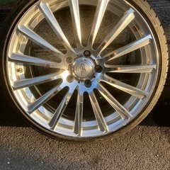最終値下です‼️19インチ　アルミホイール➕タイヤ夏用　ステーションワゴンやミニバンに