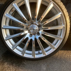 最終値下です‼️19インチ　アルミホイール➕タイヤ夏用　ステーションワゴンやミニバンに
