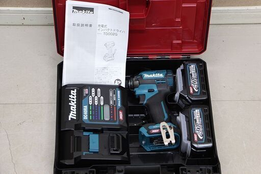 makita マキタ 充電式インパクトドライバ TD002GRDX MAX40V 2.5Ah (D5592ayxwY)