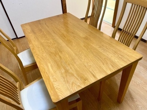 OTSUKA 4人用 家具 ダイニングセットダイニング テーブル中古 130x75