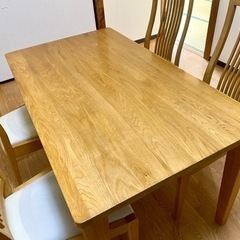 OTSUKA 4人用 家具 ダイニングセットダイニング テーブル中古 130x75