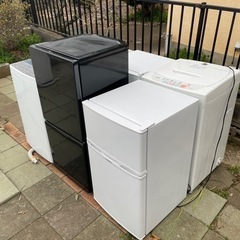 洗濯機　冷蔵庫　合計6台　　2018年や2022年など　まとめて...