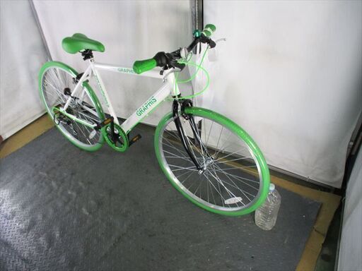 Ｄ413　★18000円★整備済み スポーツ自転車　新車　GRAPHIS　グリーン　48ｃｍ 【クロスバイク】