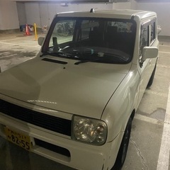 中古車　ラパン　白　車検3月28日まで