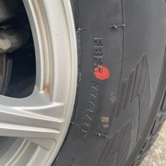 2023年製2本/2016年製2本　225/65R17　ヨコハマスタッドレスタイヤ　5穴　アルミホイール付き　4本セット　17インチ　　