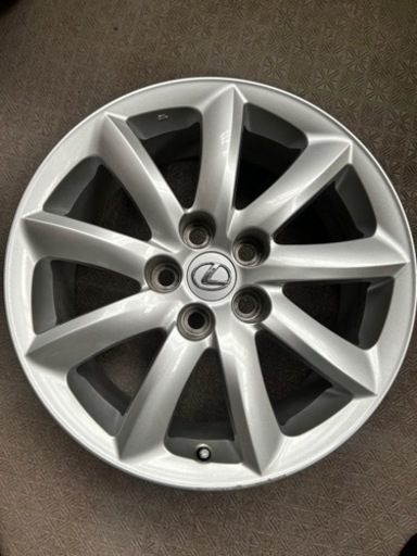 TOYOTA レクサス250h 純正ホイール　　ゴムバルブ新品交換済み