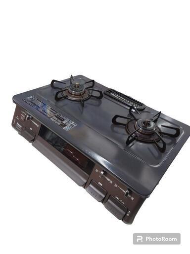 【売り切れ】パロマ　二口＋グリル付コンロ　LPガス（プロパンガス）用　IC-S806BM-2R　2022年製