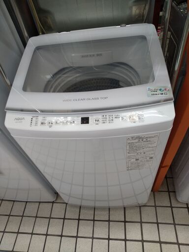 期間限定2割引 AQUA 洗濯機 8.0k AQW-V8N 2023 N24-366 高く買取るゾウ八幡西店