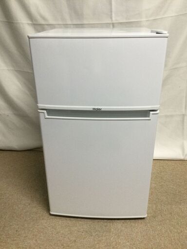 【北見市発】ハイアール Haier 冷凍冷蔵庫 JR-N85B 2018年製 白 85L (E2565wY)