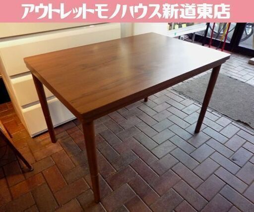 NITORI 2WAYコタツ 二ベル105MBR 幅105cm ブラウン系 木目調 2021年製 高さ2段階 ニトリ ダイニングテーブル こたつ センターテーブル 炬燵 ローテーブル コタツ 家具調こたつ 札幌市東区 新道東店