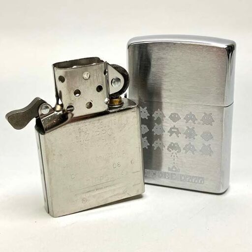 【未使用保管品】ジッポー Zippo スペースインベーダー SCORE 0777 喫煙グッズ ライター 刻印C 06/2006年3月製造 U.S.A.製 箱有り