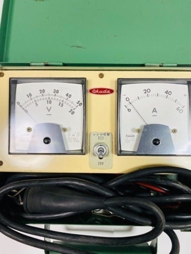 奥田工機　OKUDAKOKI ボルトアンペアテスター VA-560測定 計測器 電流計　電圧計　20V 50V 切り替え