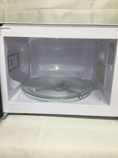 北見市発】ハイアール Haier 電子レンジ JM-17H-50 2021年製 白 家庭用 多機能電子レンジ ターンテーブル 横開き ( E2579shtY) - 電子レンジ