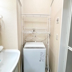 洗濯機ラック(DK003 ホワイト)