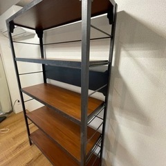 ウニコ unico ランバー LUMBER トールシェルフ Tall Shelf アイアンフレーム インダストリアル デザイン