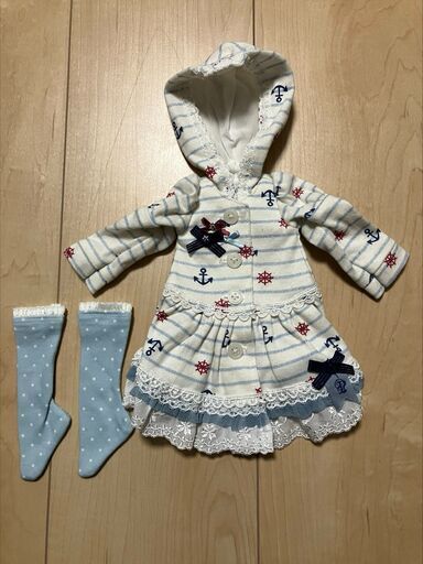 MDD ドール服　海　フード　ワンピース