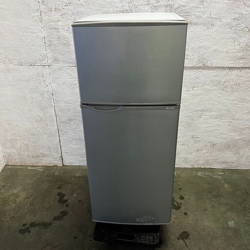 【SHARP】 シャープ ノンフロン冷凍冷蔵庫 2ドア 容量118L 冷凍室28L 冷蔵庫90L SJ-H12Y-S 2015年製