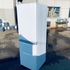 ♦️三菱ノンフロン冷凍冷蔵庫 【2015年製】MR-C37Y-W