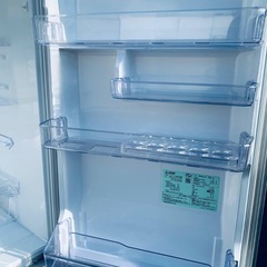 ♦️三菱ノンフロン冷凍冷蔵庫 【2015年製】MR-C37Y-W