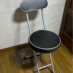 【決定】折りたたみ椅子　パイプ椅子　黒