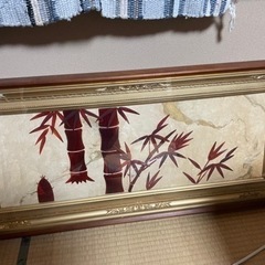 竹の飾り絵