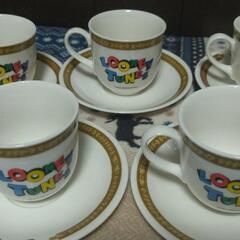 LOONEY TUNES ルーニーテューンズ コーヒーカップ ソーサー セット