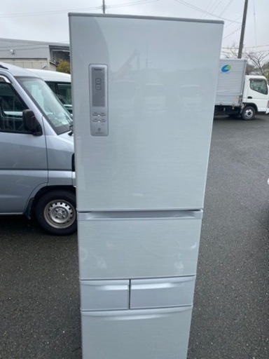北九州市内配送無料　保証付き　東芝 TOSHIBA GR-E43G-SS [冷蔵庫（427L・右開き） ブライトシルバー VEGETA(ベジータ)]