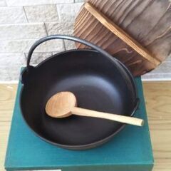 丸形ツル付き鍋