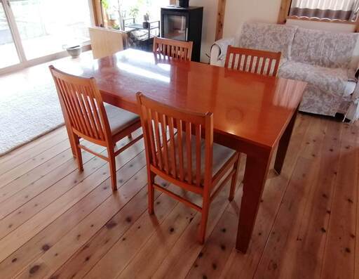 大塚家具　拡張可能　ダイニングテーブルセット