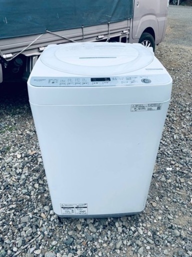 シャープ　全自動電気洗濯機　ES-GE7E-W