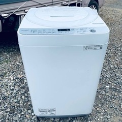 シャープ 全自動電気洗濯機 ES-GE7E-W