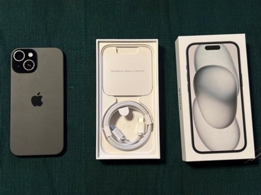 iPhone15 BLACK 256GB 使用期間極小　本日限定価格