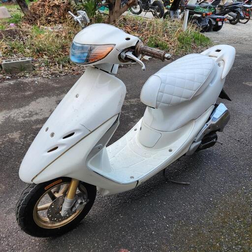 ホンダ ライブディオZX ホワイト エナメルシート 千葉県流山市 配達