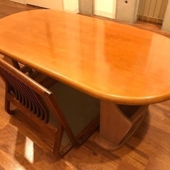 【NITORI】天然木 センターテーブル 【光製作所】座椅子 セット