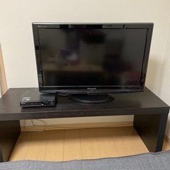 【ネット決済】TVボード付き　液晶テレビ32型