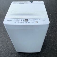 福岡市内配送設置無料 2020年式全自動洗濯機 ホワイト HW-T55D [