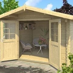 DIY ミニログハウス組立 納屋 勉強部屋 避難小屋