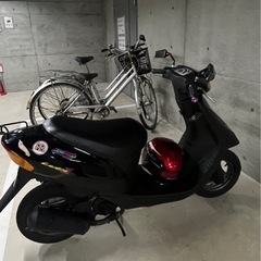 原付  バイク 50cc レッツ2 実働 秋田市