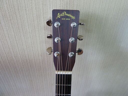 Acoustic Guitar Aria dreadnought AD-28BS 2003 Sunburst with Gig 