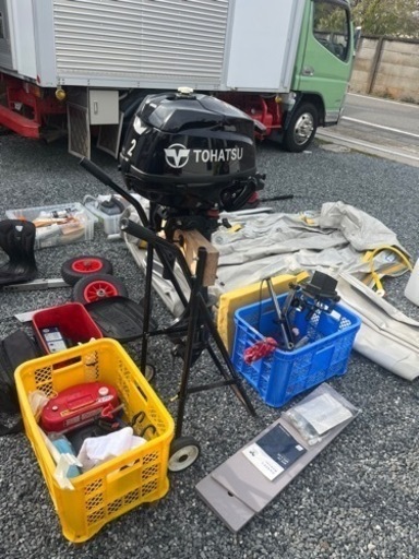 船外機　釣り2馬力　トーハツ　ジョイクラフト　フルセット
