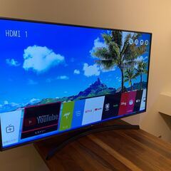 55インチテレビ LG 55UK6500EJD（2019年製造）