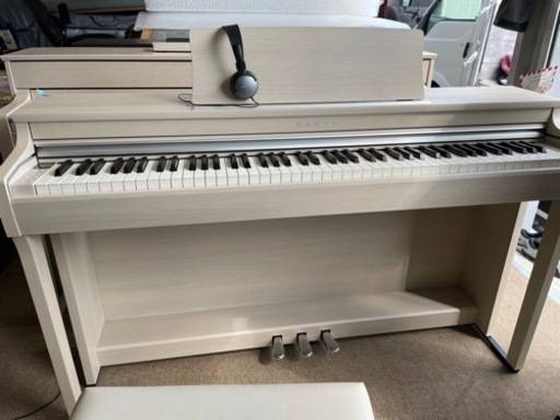 2021年製のほぼ新品KAWAI CN29A ホワイトメープル電子ピアノ高年式88鍵盤