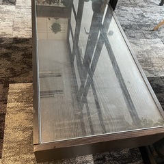 IKEA ガラス天板　ローテーブル