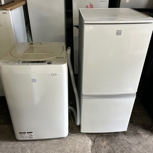 決まりました！【新生活応援セール!4/7まで延長】 SHARP 家電セット 冷蔵庫 洗濯機