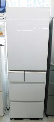 【恵庭】Panasonic/パナソニック　冷蔵庫　NR-E413PV　2017年製　406L　右開き　中古品　PayPay支払いOK！